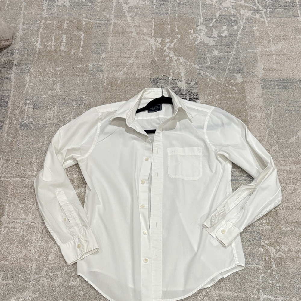 Abercrombie & Fitch White Button Down Shirt